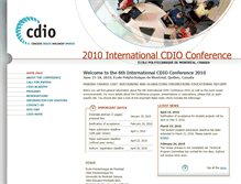 Tablet Screenshot of cdio.polymtl.ca