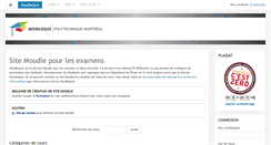 Desktop Screenshot of moodlequiz.polymtl.ca