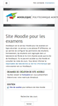 Mobile Screenshot of moodlequiz.polymtl.ca