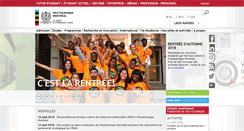 Desktop Screenshot of polymtl.ca