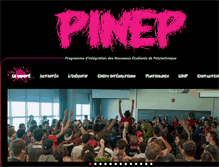 Tablet Screenshot of pinep.polymtl.ca