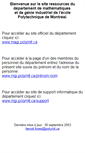 Mobile Screenshot of mgi.polymtl.ca